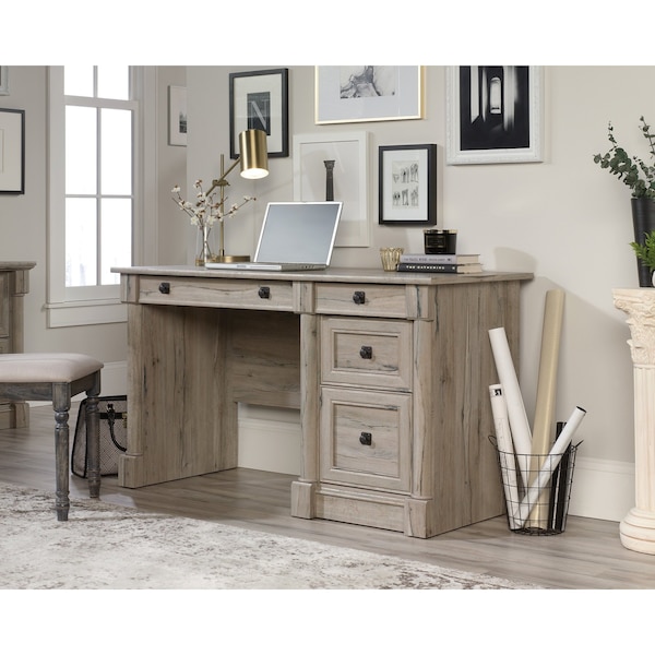 Computer Desk, 23.46 in D X 30.04 in H, 53.15 in W X Engineered wood